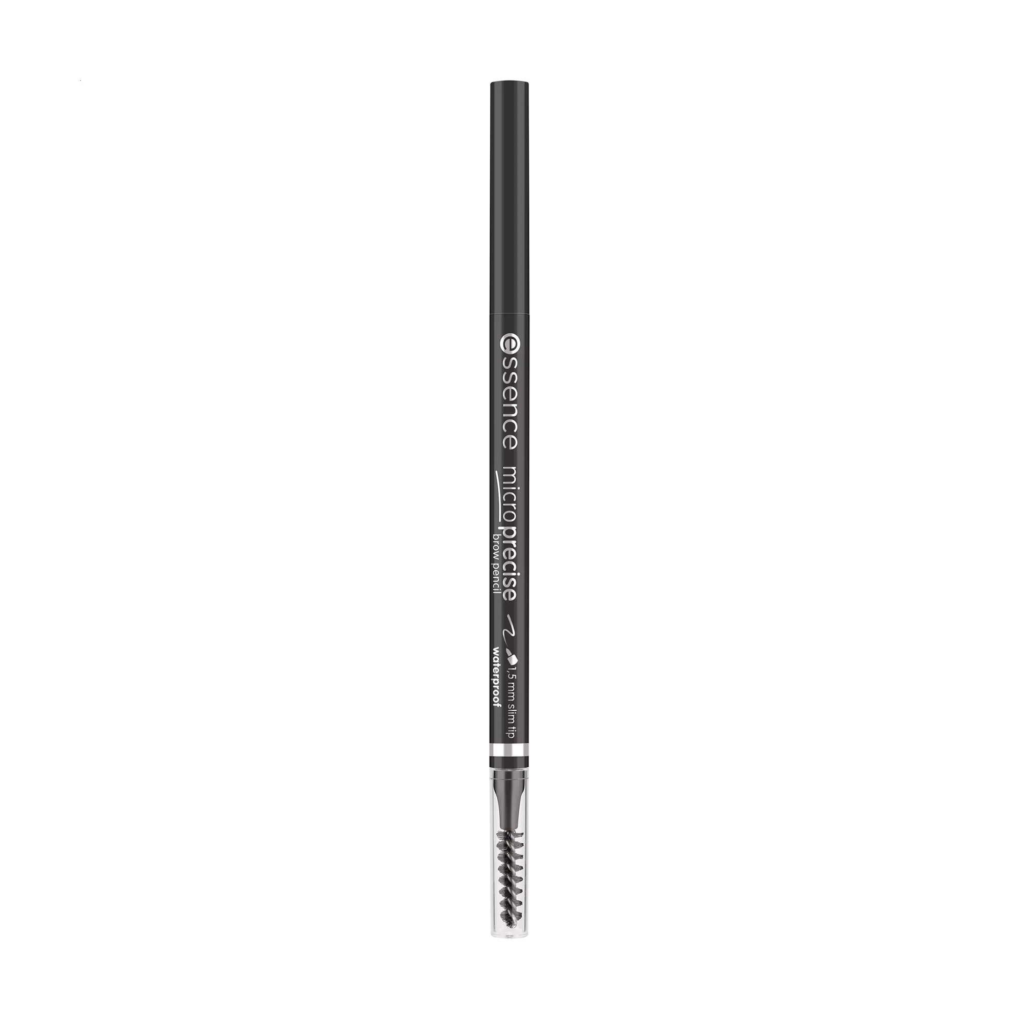 Олівець для брів Essence Micro Precise Brow Pencil з щіточкою, 08 Black Brown, 0.05 г